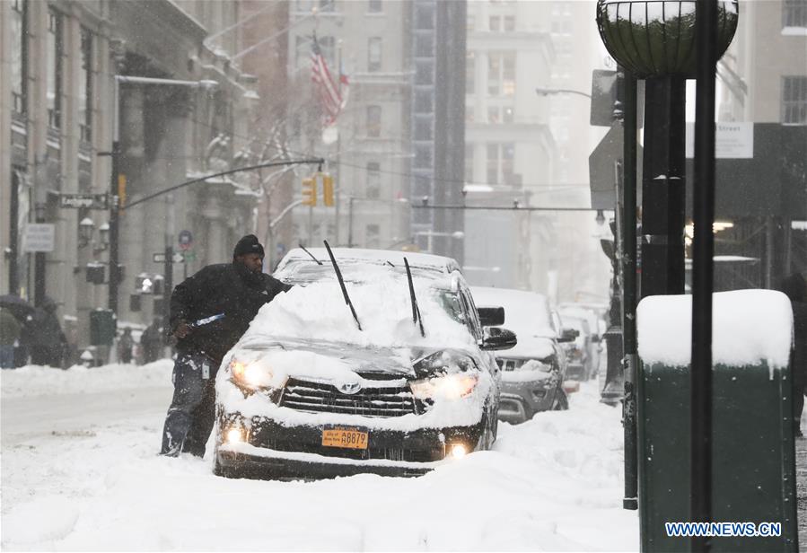 U.S.-NEW YORK-SNOW STORM