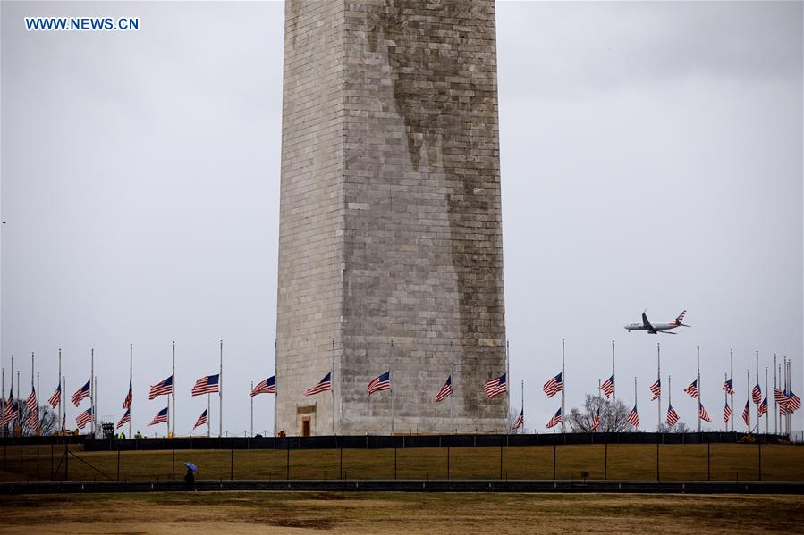 U.S.-WASHINGTON D.C.-FLAG-HALF MAST-MOURNING-FLORIDA-HIGH SCHOOL-MASS SHOOTING