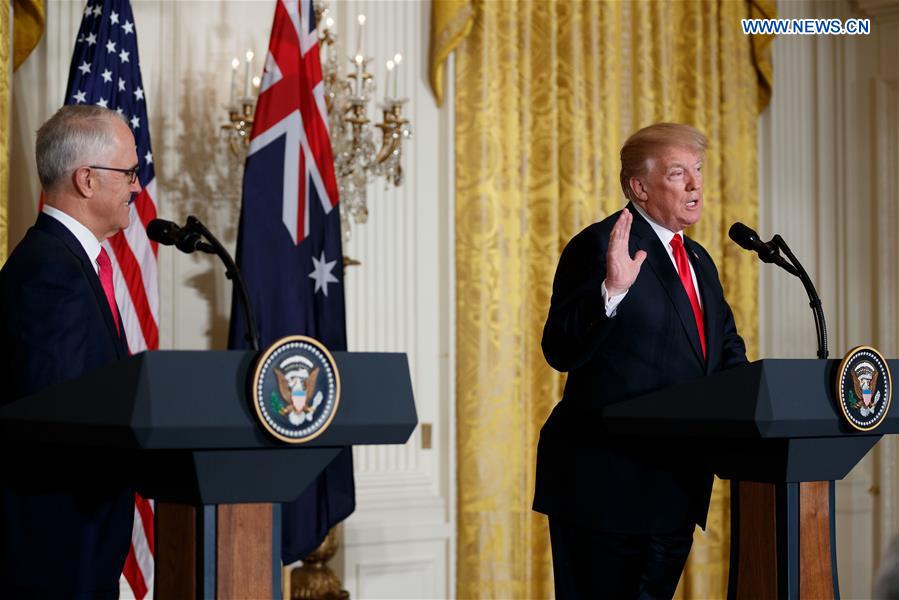 U.S.-WASHINGTON D.C.-TRUMP-AUSTRALIA-MEETING