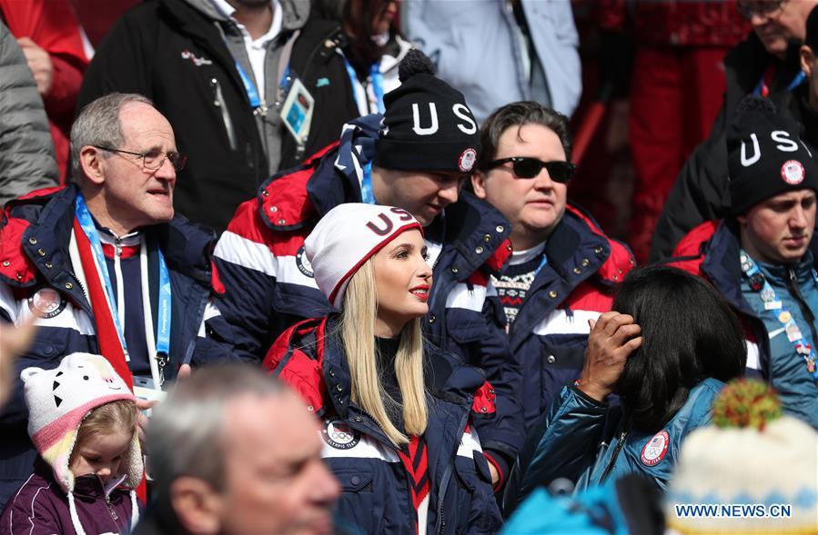 (SP)OLY-SOUTH KOREA-PYEONGCHANG-BOBSLEIGH-4-MAN-IVANKA TRUMP