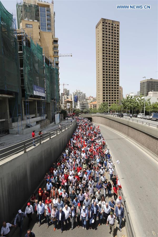 LEBANON-BEIRUT-INT'L WORKERS' DAY-MARCH