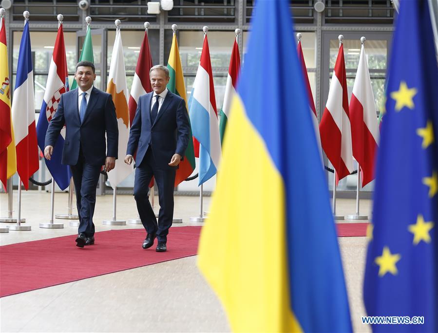 BELGIUM-BRUSSELS-EU-UKRAINE-GROYSMAN-VISIT