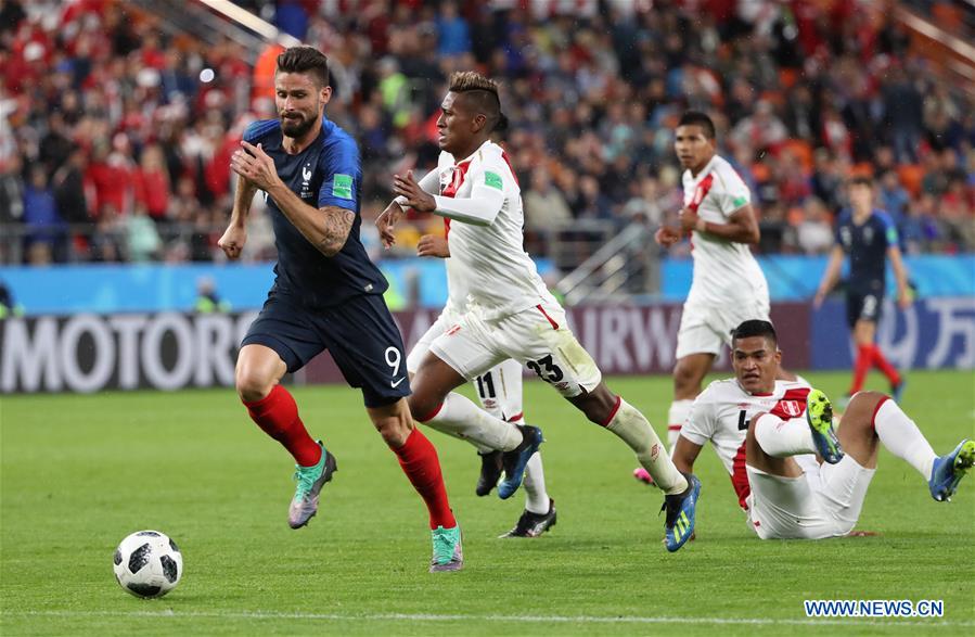 (SP)RUSSIA-YEKATERINBURG-2018 WORLD CUP-GROUP C-FRANCE VS PERU