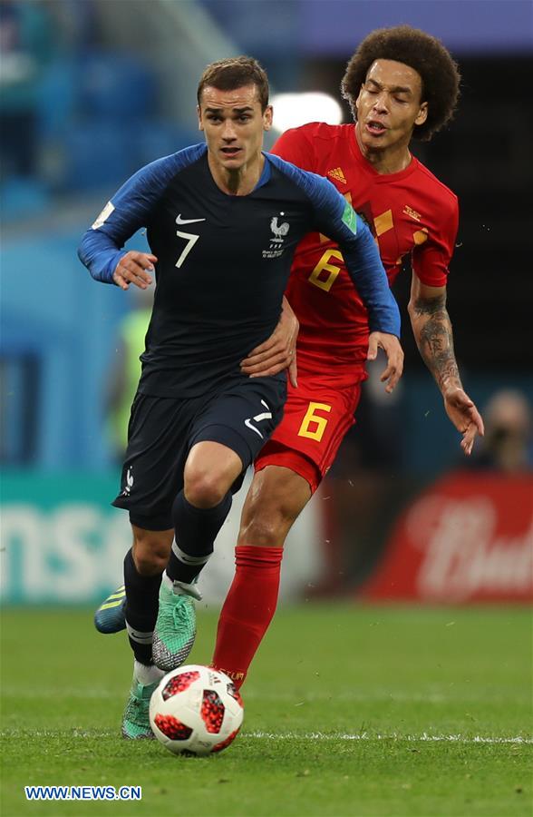 (SP)RUSSIA-SAINT PETERSBURG-2018 WORLD CUP-SEMIFINAL-FRANCE VS BELGIUM