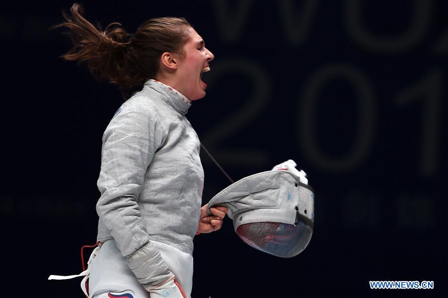 (SP)CHINA-JIANGSU-WUXI-FENCING-WORLD CHAMPIONSHIPS (CN)