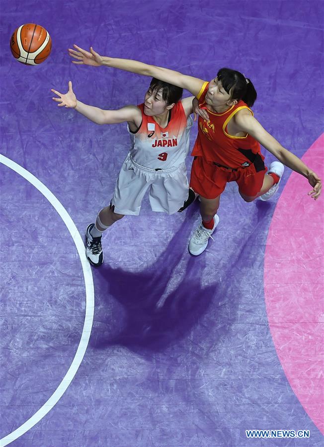 (SP)INDONESIA-JAKARTA-ASIAN GAMES-BASKETBALL-CHINA VS JAPAN