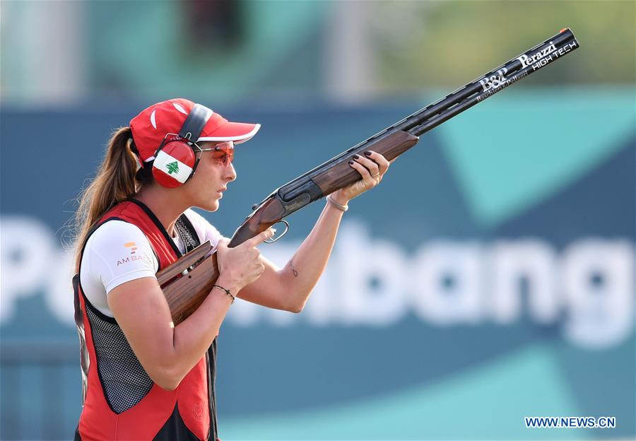 (SP)INDONESIA-PALEMBANG-ASIAN GAMES-SHOOTING-TRAP MIXED TEAM