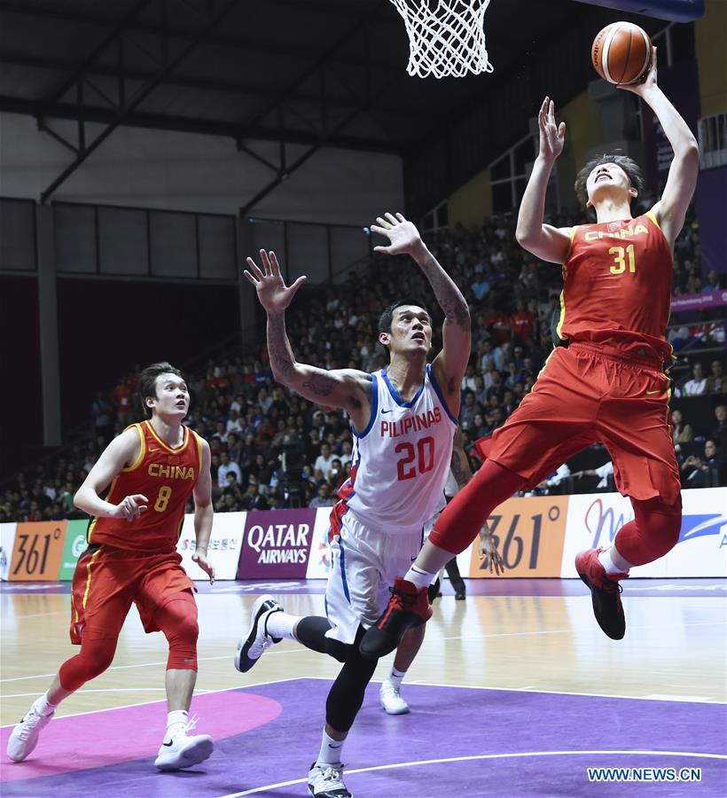 (SP)INDONESIA-JAKARTA-ASIAN GAMES-MEN'S BASKETBALL-CHINA-PHILIPPINES