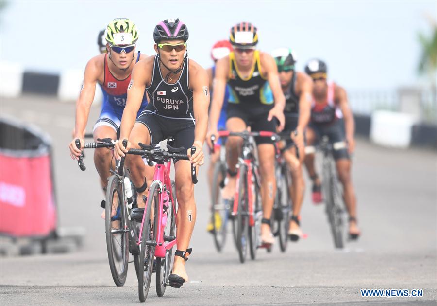 (SP)INDONESIA-PALEMBANG-ASIAN GAMES-TRIATHLON