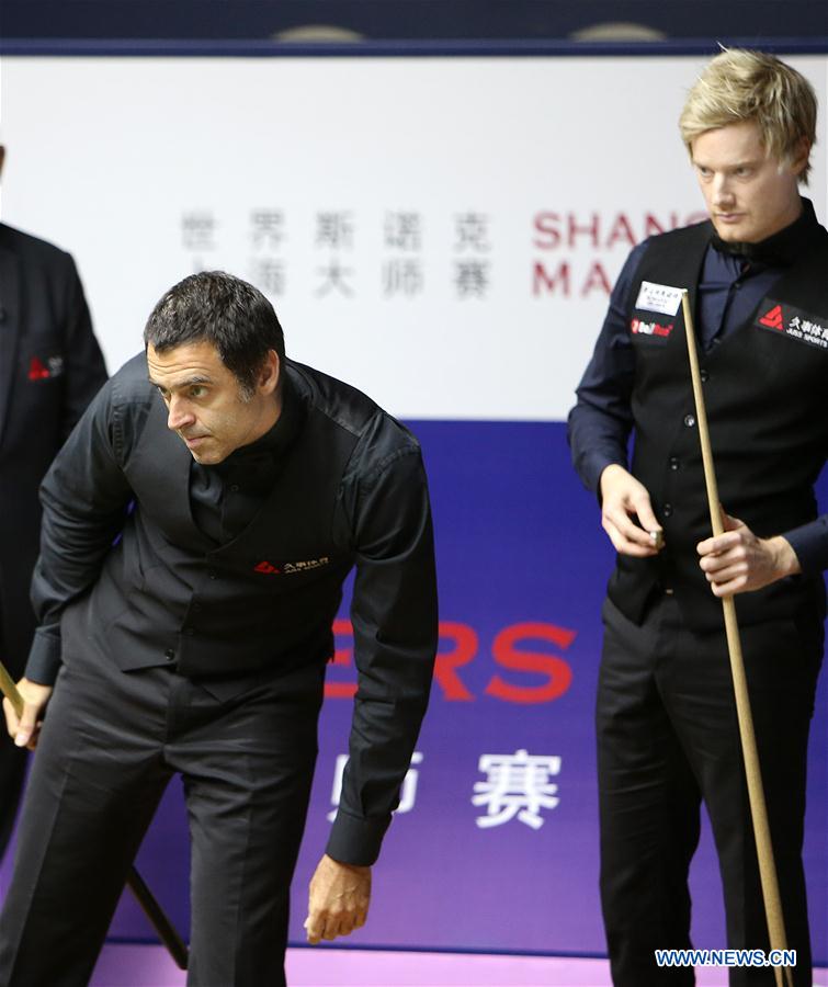 (SP)CHINA-SHANGHAI-SNOOKER-SHANGHAI MASTERS 2018 (CN)