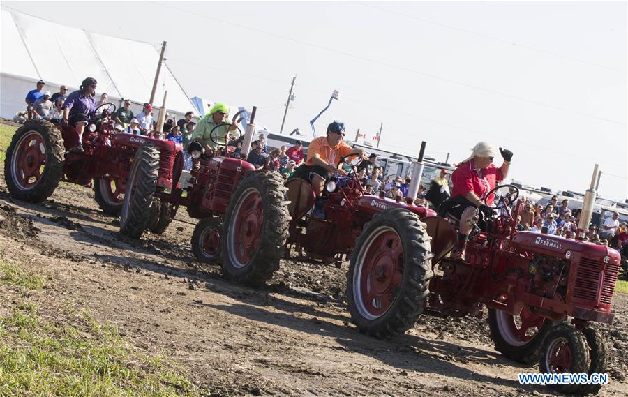 CANADA-ONTARIO-CHATHAM KENT-IPM-DANCING TRACTORS