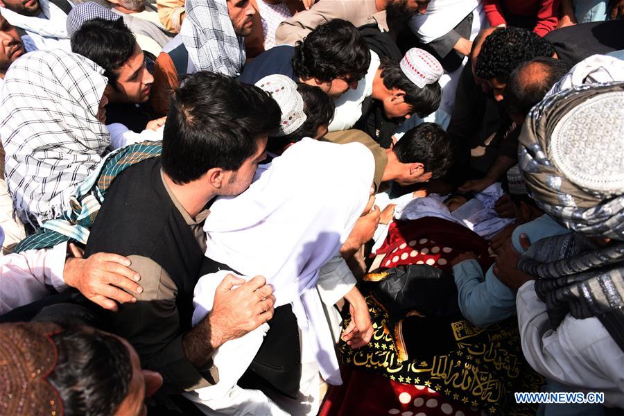 AFGHANISTAN-KANDAHAR-FUNERAL-ELECTION CANDIDATE