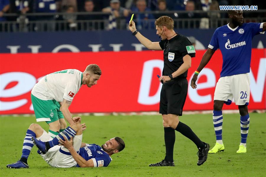 (SP)GERMANY-GELSENKIRCHEN-SOCCER-BUNDESLIGA-SCHALKE 04 VS BREMEN