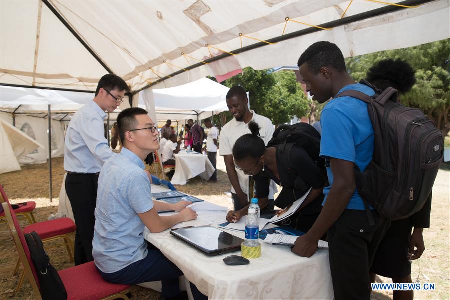 ZAMBIA-LUSAKA-CONFUCIUS INSTITUTES-JOBS EXPO