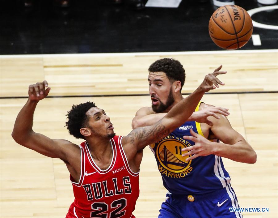 (SP)US-CHICAGO-NBA-WARRIORS VS BULLS