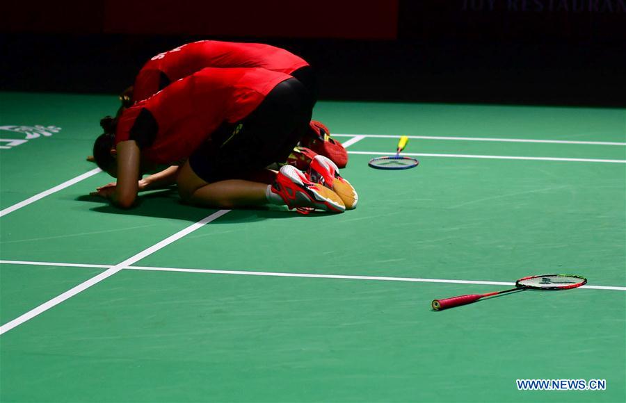 (SP)CHINA-FUZHOU-BADMINTON-FINALS