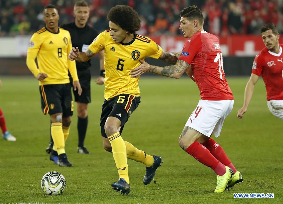 (SP)SWITZERLAND-LUCERNE-FOOTBALL-UEFA NATIONS LEAGUE-SWITZERLAND VS BELGIUM