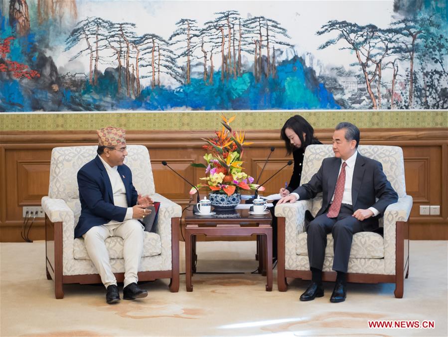 CHINA-BEIJING-WANG YI-NEPAL-FOREIGN SECRETARY-MEETING (CN)