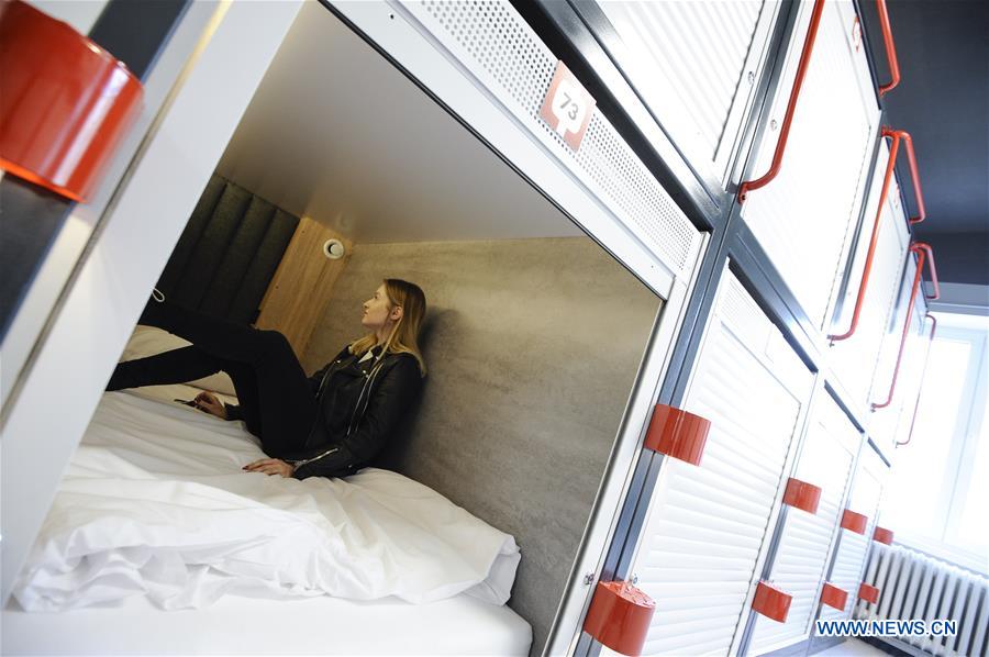 POLAND-WARSAW-CAPSULE HOTEL