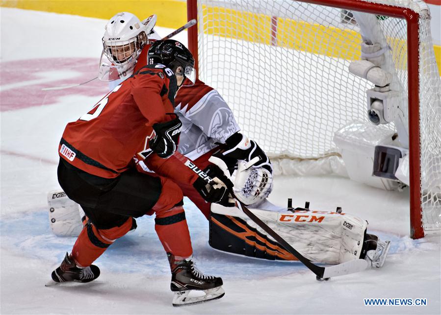 (SP)CANADA-VANCOUVER-INTERNATIONAL-ICE HOCKEY-IIHF WORLD JUNIOR CHAMPIONSHIP-CANADA VS DENMARK