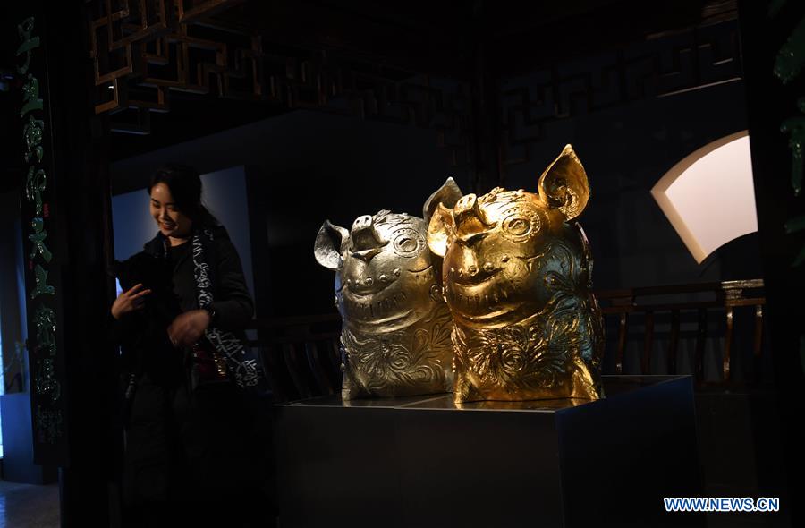 (InPalaceMuseum) CHINA-BEIJING-PALACE MUSEUM-HAN MEILIN CHINESE ZODIAC ART EXHIBITION-OPEN (CN)