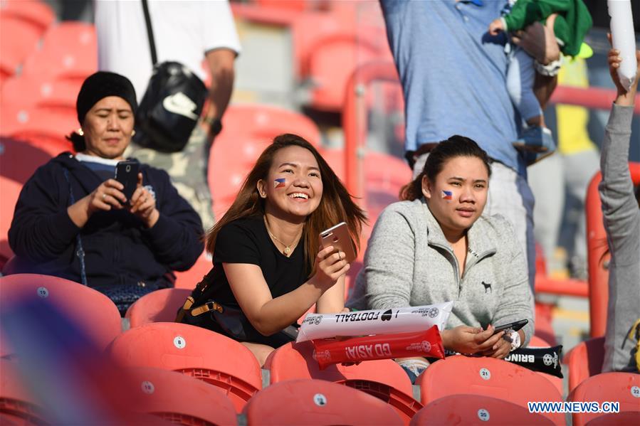 (SP)UAE-ABU DHABI-SOCCER-AFC ASIAN CUP 2019-GROUP C-CHN VS PHILIPPINES