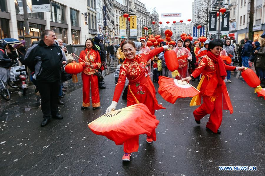 BELGIUM-ANTWERP-CHINESE LUNAR NEW YEAR-PARADE