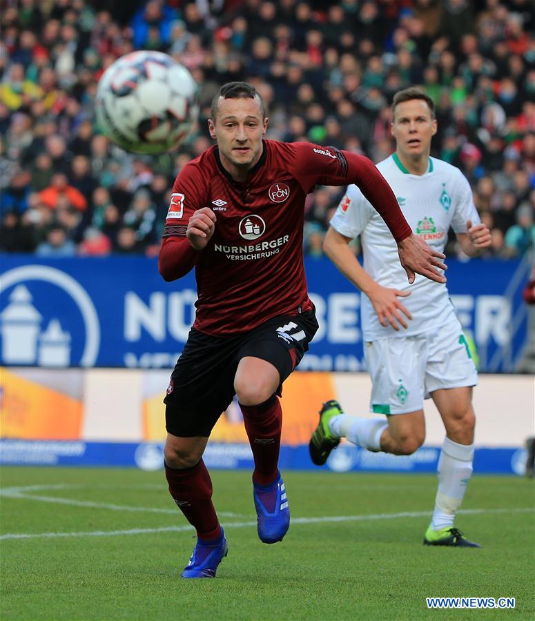 (SP)GERMANY-NUREMBERG-SOCCER-BUNDESLIGA-NUREMBERG VS BREMEN