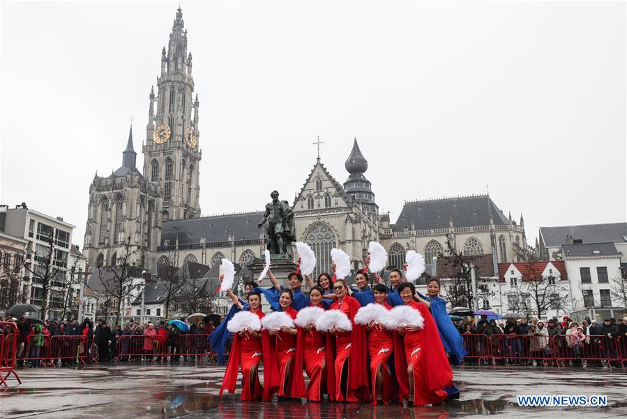 BELGIUM-ANTWERP-CHINESE LUNAR NEW YEAR-PARADE