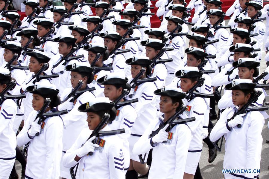 SRI LANKA-INDEPENDENCE DAY-PARADE