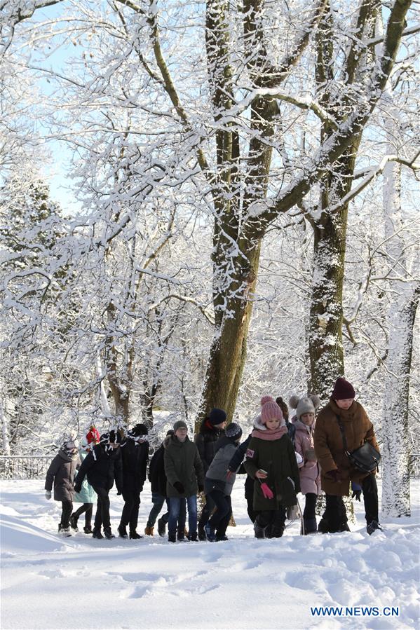 ESTONIA-TALLINN-SNOW AND FROST