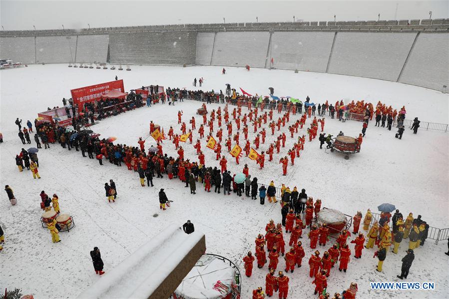 CHINA-HEBEI-SHIJIAZHUANG-DRUM PERFORMANCE (CN)