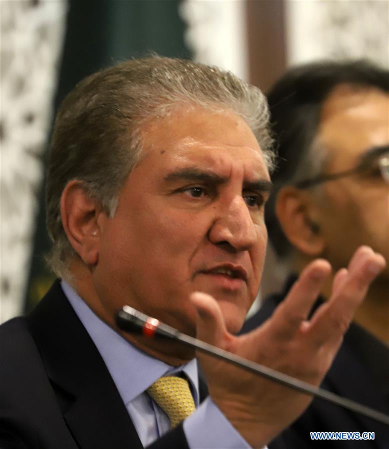 PAKISTAN-ISLAMABAD-INDIAN-VIOLATION-FM-PRESS CONFERENCE