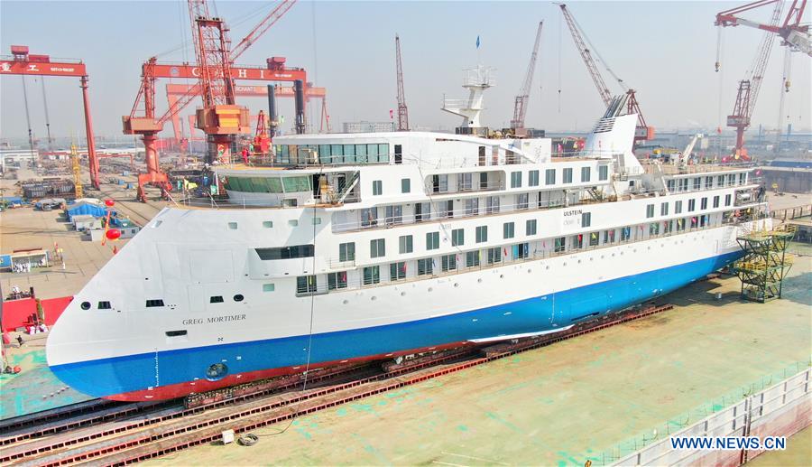 #CHINA-JIANGSU-POLAR CRUISE SHIP-WATER TESTING (CN)