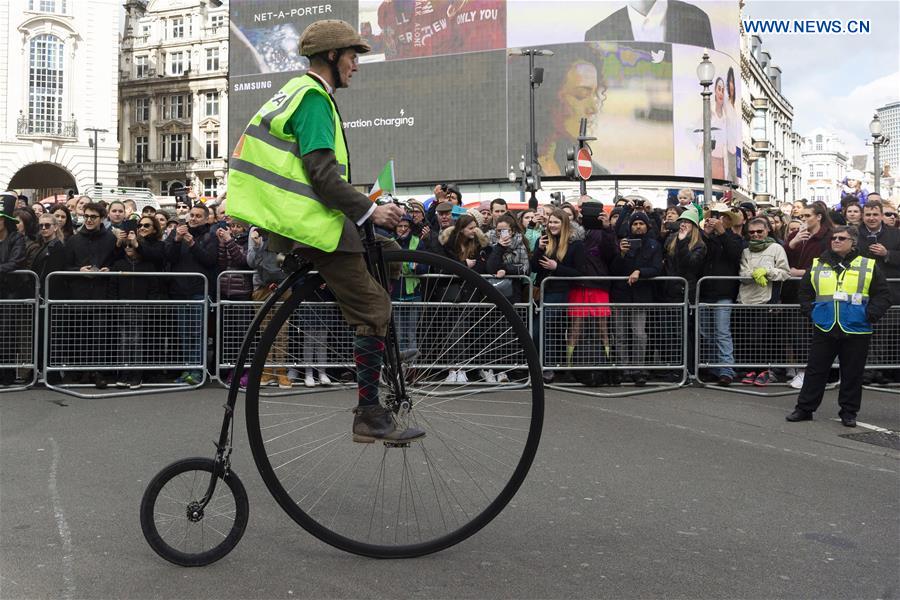 BRITAIN-LONDON-ST PATRICK'S DAY-PARADE