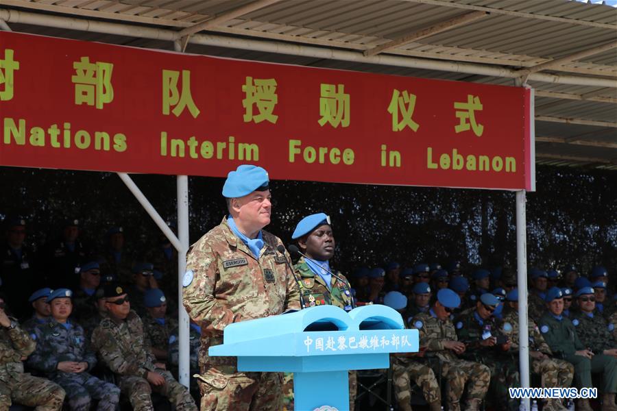 LEBANON-BEIRUT-CHINESE PEACEKEEPER-UN MEDAL