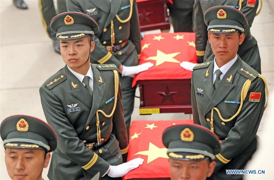 CHINA-SHENYANG-CPV SOLDIERS-REMAINS-BURIAL CEREMONY (CN)