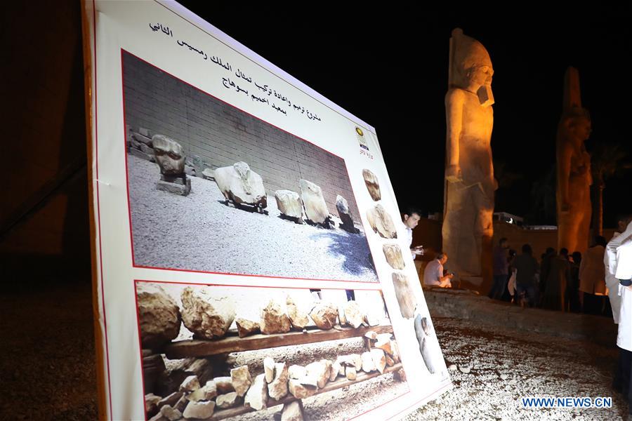 EGYPT-SOHAG-RAMSES II STATUE-REVIVAL