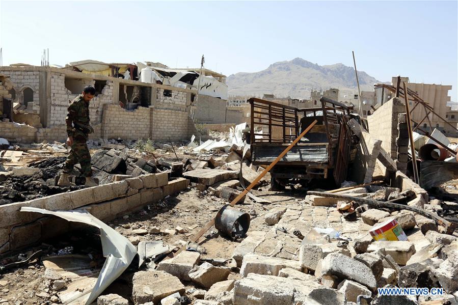 YEMEN-SANAA-EXPLOSION-AFTERMATH