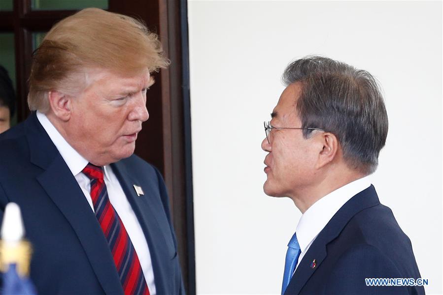 U.S.-WASHINGTON D.C.-PRESIDENT-SOUTH KOREA-PRESIDENT-MEETING