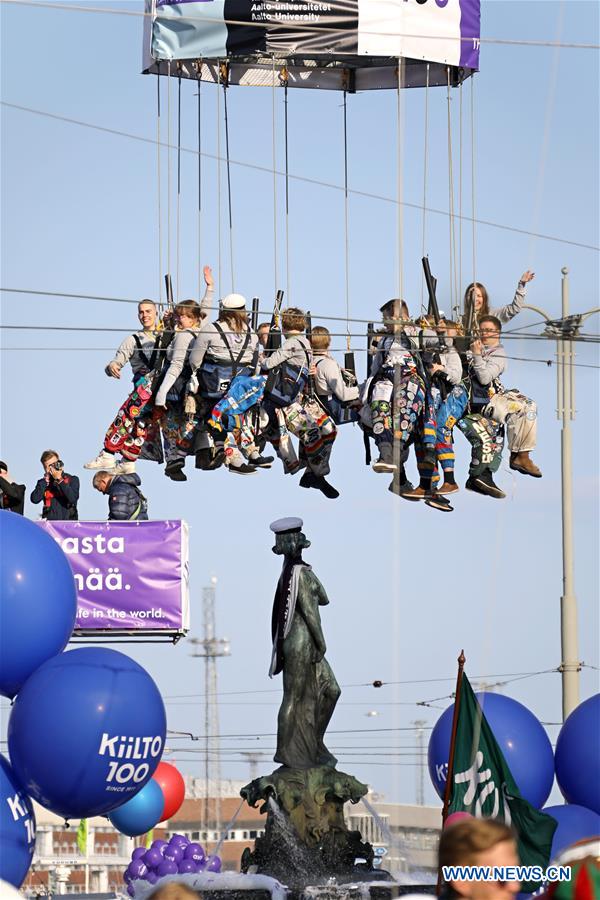 FINLAND-HELSINKI-MAY DAY-CELEBRATION