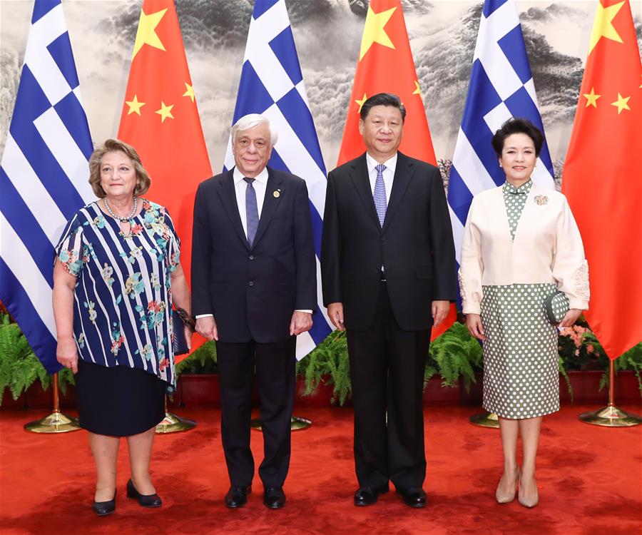 CHINA-BEIJING-XI JINPING-GREEK PRESIDENT-TALKS (CN)