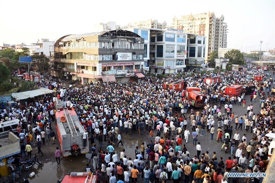 INDIA-GUJARAT-FIRE