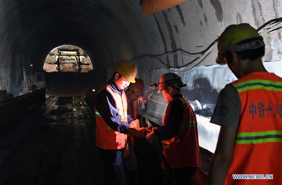 CHINA-YUNNAN-RAILWAY TUNNEL-CONSTRUCTION (CN)