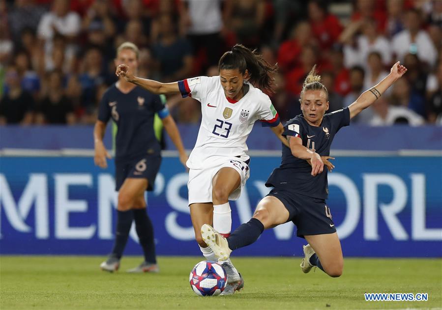 (SP)FRANCE-PARIS-FIFA WOMEN'S WORLD CUP-QUARTERFINAL-FRA VS USA