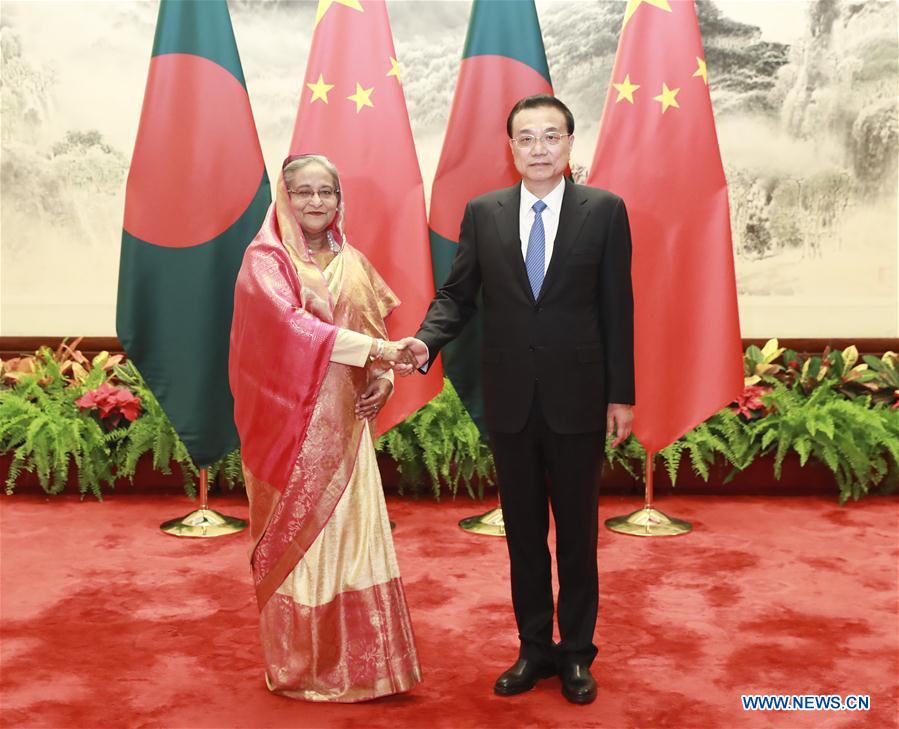 CHINA-BEIJING-LI KEQIANG-BANGLADESH-SHEIKH HASINA-TALKS (CN)