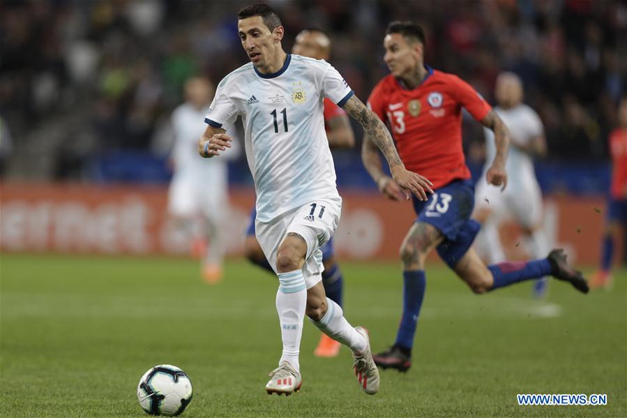 (SP)BRAZIL-SAO PAULO-FOOTBALL-COPA AMERICA 2019-ARGENTINA VS CHILE