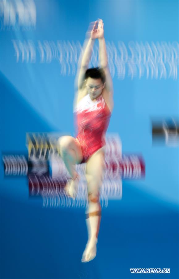 (SP)SOUTH KOREA-GWANGJU-FINA WORLD CHAMPIONSHIPS-DIVING-WOMEN'S 1M SPRINGBOARD