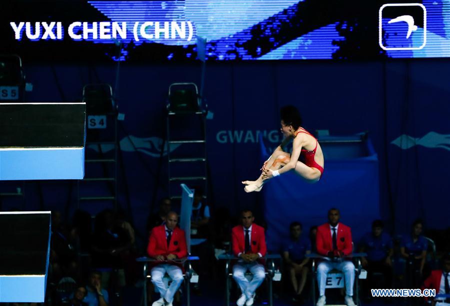 (SP)SOUTH KOREA-GWANGJU-FINA WORLD CHAMPIONSHIPS-WOMEN'S 10M PLATFORM FINAL