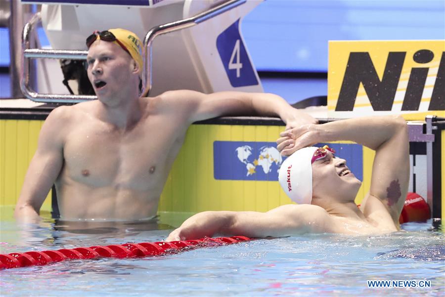 (SP)SOUTH KOREA-GWANGJU-FINA WORLD CHAMPIONSHIPS-SWIMMING-DAY 3